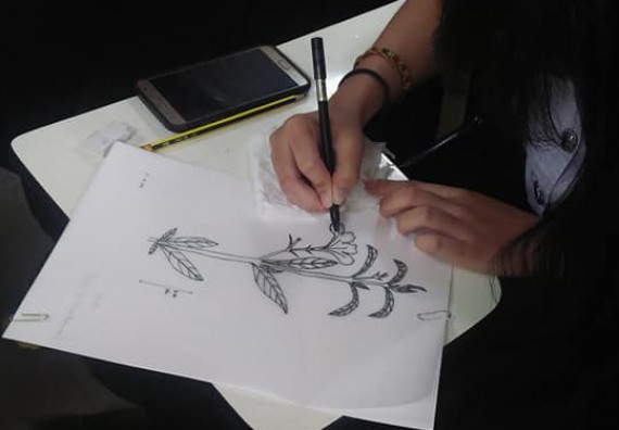 ภาพกิจกรรม โปรแกรมวิชาชีววิทยา	จัดกิจกรรมการอบรมวาดภาพทางวิทยาศาสตร์