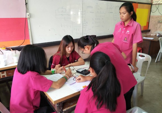 ภาพกิจกรรม โปรแกรมวิชาฟิสิกส์ จัดกิจกรรมนักฟิสิกส์รุ่นเยาว์ ปีที่ 6