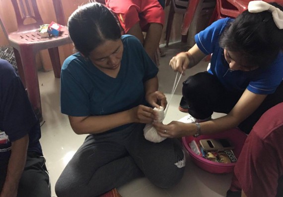 ภาพกิจกรรม โปรแกรมวิชาสาธารณสุขศาสตร์ จัดกิจกรรมการดูแลผู้สูงอายุ ภายใต้โครงการส่งเสริมและสนับสนุนการจัดการเรียนการสอนเชิงบูรณาการกับการทำงาน (WIL)