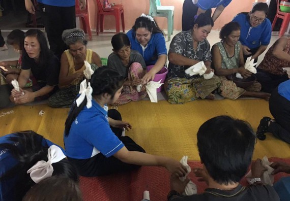 ภาพกิจกรรม โปรแกรมวิชาสาธารณสุขศาสตร์ จัดกิจกรรมการดูแลผู้สูงอายุ ภายใต้โครงการส่งเสริมและสนับสนุนการจัดการเรียนการสอนเชิงบูรณาการกับการทำงาน (WIL)