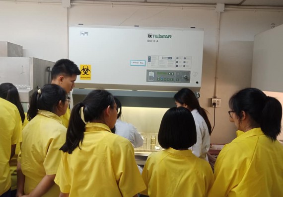 ภาพกิจกรรม โปรแกรมวิชาชีววิทยา	จัดการอบรมเชิงปฏิบัติการการเพาะเลี้ยงเนื้อเยื่อกล้วยไข่