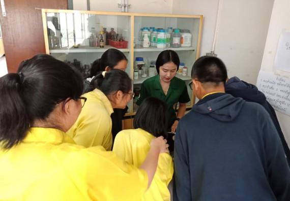 ภาพกิจกรรม โปรแกรมวิชาชีววิทยา	จัดการอบรมเชิงปฏิบัติการการเพาะเลี้ยงเนื้อเยื่อกล้วยไข่