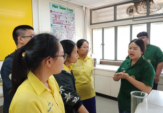 ภาพกิจกรรม โปรแกรมวิชาชีววิทยา	จัดการอบรมเชิงปฏิบัติการการเพาะเลี้ยงเนื้อเยื่อกล้วยไข่