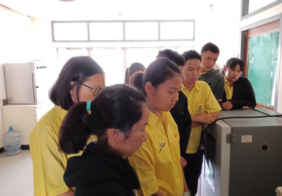 ภาพกิจกรรม โปรแกรมวิชาชีววิทยา	จัดการอบรมเชิงปฏิบัติการการเพาะเลี้ยงเนื้อเยื่อกล้วยไข่