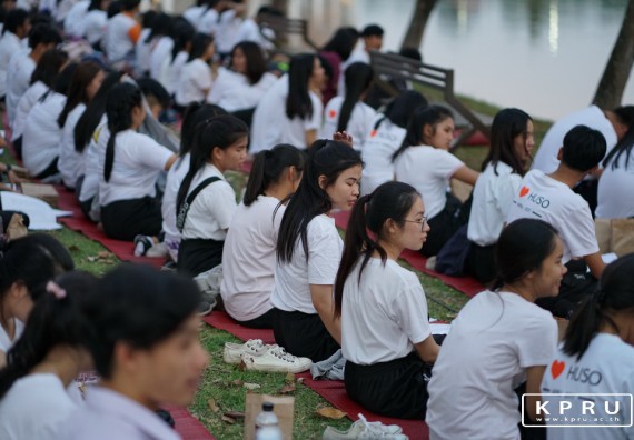 ภาพกิจกรรม สวดมนต์ สร้างเยาวชนที่ดี มีคุณธรรม นำชีวิต