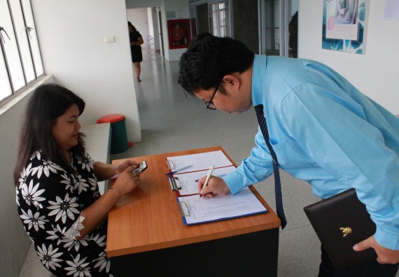 ภาพกิจกรรม คณะวิทยาศาสตร์และเทคโนโลยี เข้าร่วมประชุมผู้ใช้ระบบสารสนเทศ