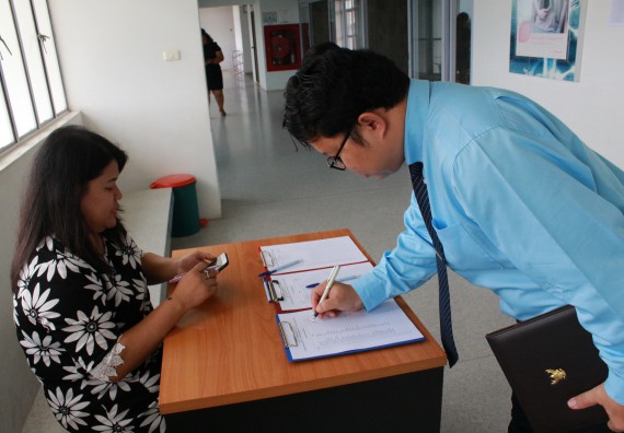 ภาพกิจกรรม คณะวิทยาศาสตร์และเทคโนโลยี เข้าร่วมประชุมผู้ใช้ระบบสารสนเทศ