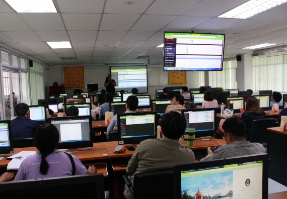 ภาพกิจกรรม คณะวิทยาศาสตร์และเทคโนโลยี เข้าร่วมประชุมผู้ใช้ระบบสารสนเทศ