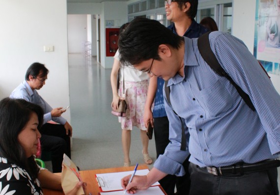 ภาพกิจกรรม คณะวิทยาศาสตร์และเทคโนโลยี เข้าร่วมประชุมผู้ใช้ระบบสารสนเทศ