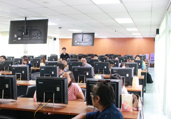 ภาพกิจกรรม คณะวิทยาศาสตร์และเทคโนโลยี เข้าร่วมประชุมผู้ใช้ระบบสารสนเทศ