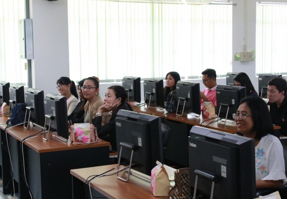 ภาพกิจกรรม คณะวิทยาศาสตร์และเทคโนโลยี เข้าร่วมประชุมผู้ใช้ระบบสารสนเทศ