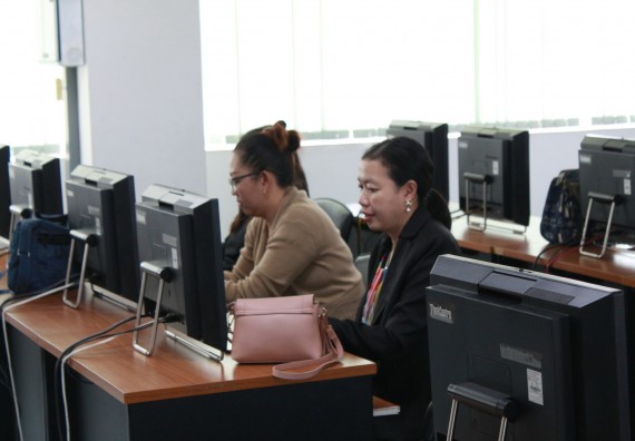 ภาพกิจกรรม คณะวิทยาศาสตร์และเทคโนโลยี เข้าร่วมประชุมผู้ใช้ระบบสารสนเทศ