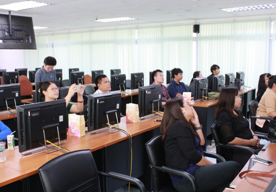 ภาพกิจกรรม คณะวิทยาศาสตร์และเทคโนโลยี เข้าร่วมประชุมผู้ใช้ระบบสารสนเทศ