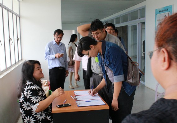 ภาพกิจกรรม คณะวิทยาศาสตร์และเทคโนโลยี เข้าร่วมประชุมผู้ใช้ระบบสารสนเทศ