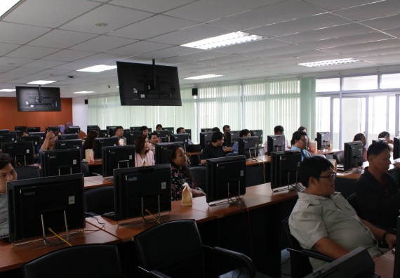 ภาพกิจกรรม คณะวิทยาศาสตร์และเทคโนโลยี เข้าร่วมประชุมผู้ใช้ระบบสารสนเทศ