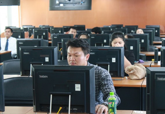 ภาพกิจกรรม คณะวิทยาศาสตร์และเทคโนโลยี เข้าร่วมประชุมผู้ใช้ระบบสารสนเทศ