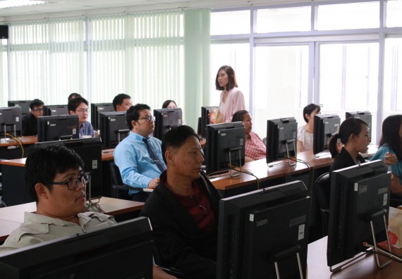 ภาพกิจกรรม คณะวิทยาศาสตร์และเทคโนโลยี เข้าร่วมประชุมผู้ใช้ระบบสารสนเทศ
