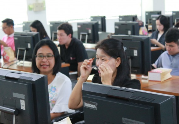 ภาพกิจกรรม คณะวิทยาศาสตร์และเทคโนโลยี เข้าร่วมประชุมผู้ใช้ระบบสารสนเทศ