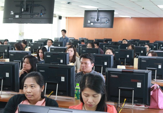 ภาพกิจกรรม คณะวิทยาศาสตร์และเทคโนโลยี เข้าร่วมประชุมผู้ใช้ระบบสารสนเทศ