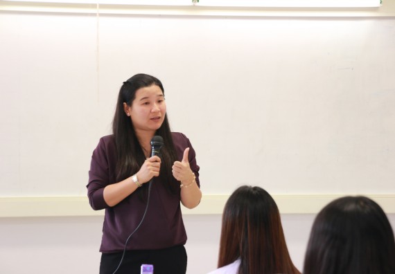 ภาพกิจกรรม โปรแกรมวิชาชีววิทยาอบรมเชิงปฏิบัติการมาตรฐานและคุณภาพผลิตภัณฑ์อาหารและโรงงานอาหาร