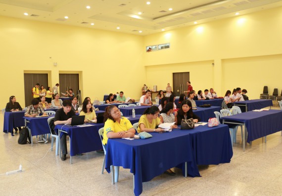 ภาพกิจกรรม คณะวิทยาศาสตร์และเทคโนโลยี จัดอบรมเชิงปฏิบัติการ เรื่อง การทำงานวิจัย และขอตำแหน่งทางวิชาการด้วยผลงานรับใช้สังคม