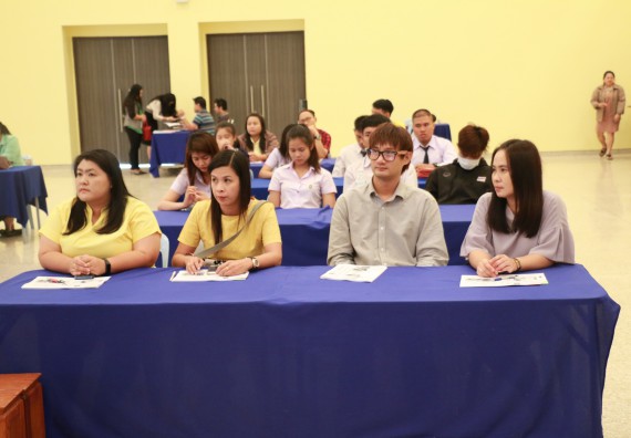 ภาพกิจกรรม คณะวิทยาศาสตร์และเทคโนโลยี จัดอบรมเชิงปฏิบัติการ เรื่อง การทำงานวิจัย และขอตำแหน่งทางวิชาการด้วยผลงานรับใช้สังคม