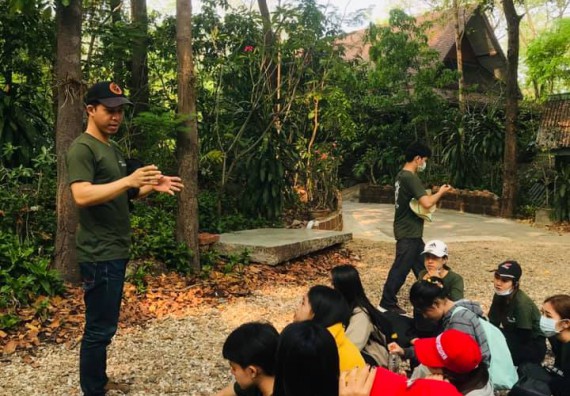 ภาพกิจกรรม โปรแกรมวิชาวิทยาศาสตร์สิ่งแวดล้อม จัดโครงการชมรมรักสิ่งแวดล้อม กิจกรรม เยาวชนอาสา รู้ รักษ์สิ่งแวดล้อม