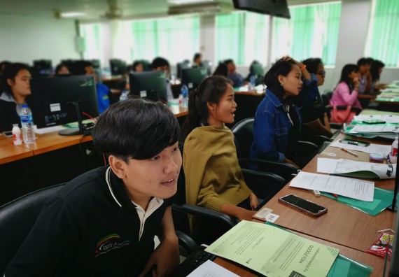 ภาพกิจกรรม คณะวิทยาศาสตร์และเทคโนโลยี จัดโครงการถ่ายทอดความรู้ด้านเทคโนโลยีสมัยใหม่สำหรับนักศึกษาระดับคณะเพื่อเตรียมความพร้อมก้าวสู่ศตวรรษที่ 21