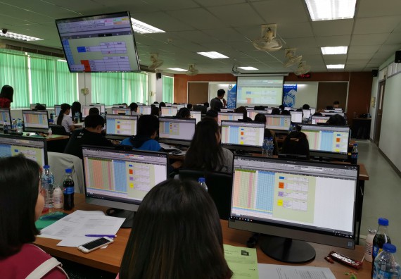 ภาพกิจกรรม คณะวิทยาศาสตร์และเทคโนโลยี จัดโครงการถ่ายทอดความรู้ด้านเทคโนโลยีสมัยใหม่สำหรับนักศึกษาระดับคณะเพื่อเตรียมความพร้อมก้าวสู่ศตวรรษที่ 21