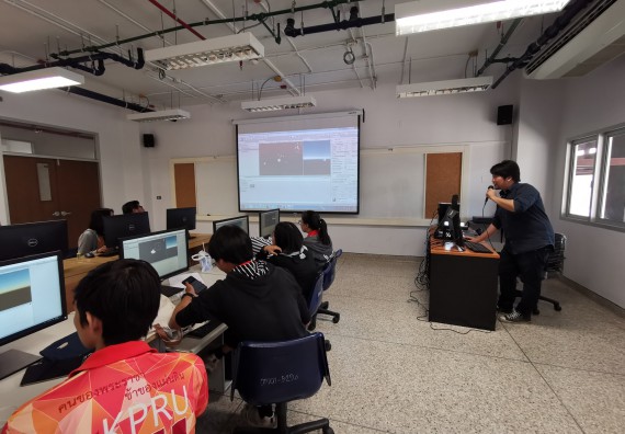 ภาพกิจกรรม โปรแกรมวิชาวิทยาการคอมพิวเตอร์ จัดกิจกรรมการพัฒนาโมบายแอพพลิเคชั่นร่วมกับเออาร์เทคโนโลยีสู่การพัฒนาสถานที่ท่องเที่ยวเชิงวัฒนธรรมในจังหวัดกำแพงเพชร