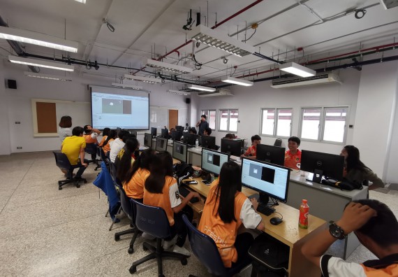 ภาพกิจกรรม โปรแกรมวิชาวิทยาการคอมพิวเตอร์ จัดกิจกรรมการพัฒนาโมบายแอพพลิเคชั่นร่วมกับเออาร์เทคโนโลยีสู่การพัฒนาสถานที่ท่องเที่ยวเชิงวัฒนธรรมในจังหวัดกำแพงเพชร