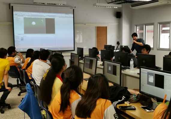 ภาพกิจกรรม โปรแกรมวิชาวิทยาการคอมพิวเตอร์ จัดกิจกรรมการพัฒนาโมบายแอพพลิเคชั่นร่วมกับเออาร์เทคโนโลยีสู่การพัฒนาสถานที่ท่องเที่ยวเชิงวัฒนธรรมในจังหวัดกำแพงเพชร