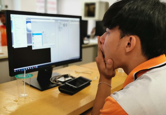 ภาพกิจกรรม โปรแกรมวิชาวิทยาการคอมพิวเตอร์ จัดกิจกรรมการพัฒนาโมบายแอพพลิเคชั่นร่วมกับเออาร์เทคโนโลยีสู่การพัฒนาสถานที่ท่องเที่ยวเชิงวัฒนธรรมในจังหวัดกำแพงเพชร