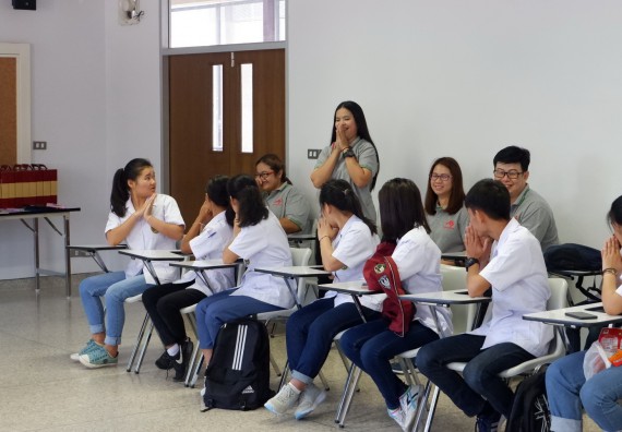 ภาพกิจกรรม โปรแกรมวิชาเคมี จัดอบรมเชิงปฏิบัติการความปลอดภัยในห้องปฏิบัติการทางเคมีสำหรับนักศึกษา ค.บ. เคมี