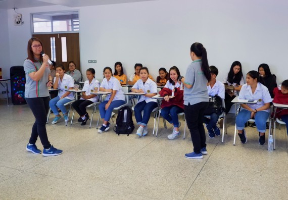 ภาพกิจกรรม โปรแกรมวิชาเคมี จัดอบรมเชิงปฏิบัติการความปลอดภัยในห้องปฏิบัติการทางเคมีสำหรับนักศึกษา ค.บ. เคมี