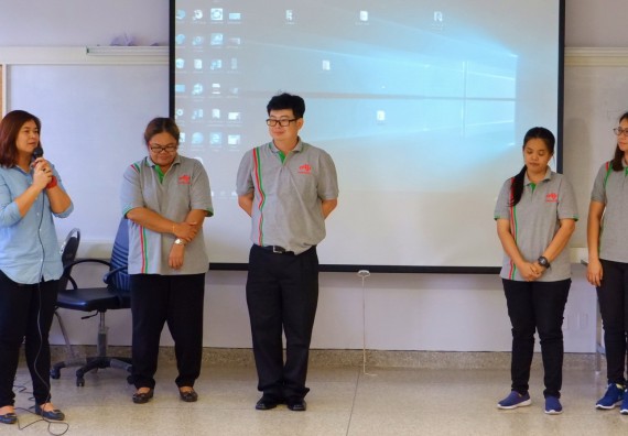 ภาพกิจกรรม โปรแกรมวิชาเคมี จัดอบรมเชิงปฏิบัติการความปลอดภัยในห้องปฏิบัติการทางเคมีสำหรับนักศึกษา ค.บ. เคมี