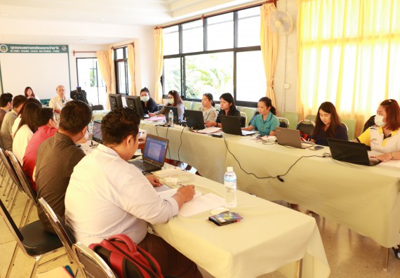 ภาพกิจกรรม คณะวิทยาศาสตร์และเทคโนโลยี จัดอบรมเชิงปฏิบัติการ หลักเกณฑ์และวิธีการประเมินค่างาน และเทคนิคการเขียนคู่มือปฏิบัติงาน