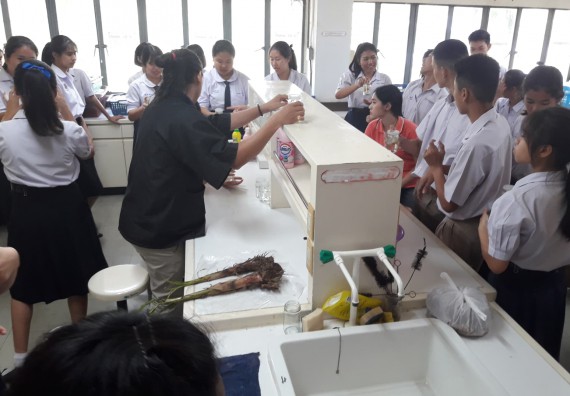 ภาพกิจกรรม โปรแกรมวิชาชีววิทยา	อบรมเชิงปฏิบัติการการเพาะเลี้ยงเนื้อเยื่อกล้วยไข่