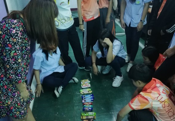 ภาพกิจกรรม โปรแกรมวิชาวิทยาศาสตร์และเทคโนโลยีการอาหาร จัดอบรมเชิงปฏิบัติการ เรื่อง แนวทางการจัดทำฉลาก การออกแบบบรรจุภัณฑ์และตราสินค้า