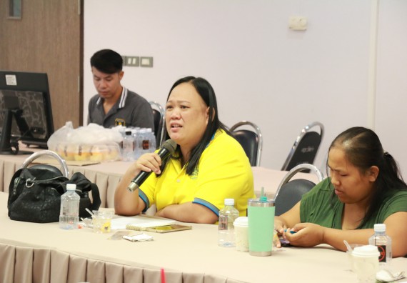 ภาพกิจกรรม แลกเปลี่ยนเรียนรู้เรื่องความสำเร็จในการลงพื้นที่เพื่อเก็บข้อมูลวิจัย