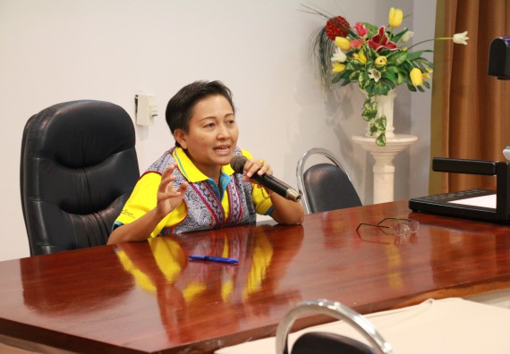 ภาพกิจกรรม แลกเปลี่ยนเรียนรู้เรื่องความสำเร็จในการลงพื้นที่เพื่อเก็บข้อมูลวิจัย