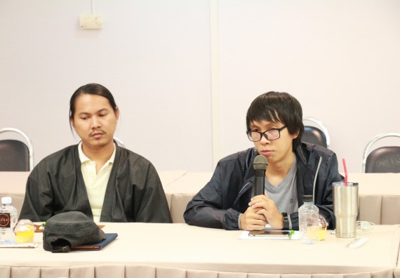 ภาพกิจกรรม แลกเปลี่ยนเรียนรู้เรื่องความสำเร็จในการลงพื้นที่เพื่อเก็บข้อมูลวิจัย