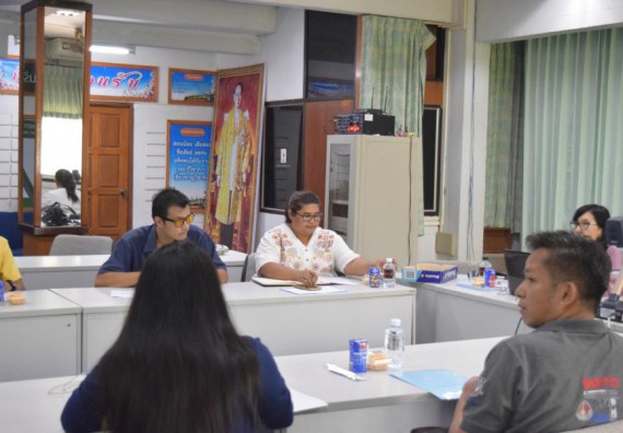 ภาพกิจกรรม คณะวิทยาศาสตร์และเทคโนโลยี เข้าร่วมการจัดการความรู้ เรื่อง การสกัดขุมความรู้และแก่นความรู้ให้กับบุคลากรของมหาวิทยาลัย