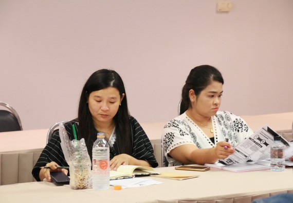 ภาพกิจกรรม คณะวิทยาศาสตร์และเทคโนโลยี จัดประชุมเพื่อเตรียมการติดตามผลการดำเนินโครงการยุทธศาสตร์