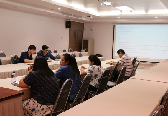 ภาพกิจกรรม คณะวิทยาศาสตร์และเทคโนโลยี จัดประชุมเพื่อเตรียมการติดตามผลการดำเนินโครงการยุทธศาสตร์