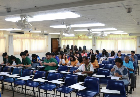 ภาพกิจกรรม คณะวิทยาศาสตร์และเทคโนโลยี จัดอบรมเชิงปฏิบัติการ เรื่อง การถ่ายทอดองค์ความรู้และนวัตกรรมที่ใช้ประโยชน์และแก้ปัญหาแก่ชุมชน