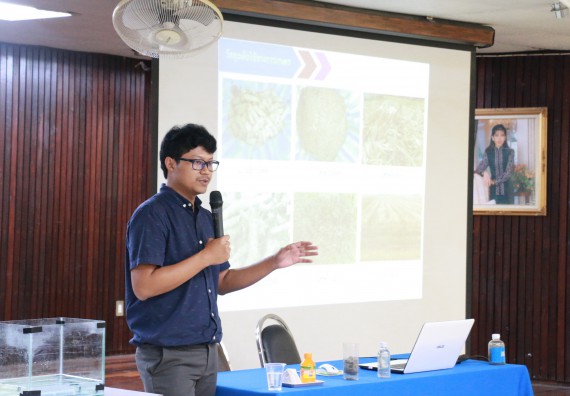 ภาพกิจกรรม คณะวิทยาศาสตร์และเทคโนโลยี จัดอบรมเชิงปฏิบัติการ เรื่อง การถ่ายทอดองค์ความรู้และนวัตกรรมที่ใช้ประโยชน์และแก้ปัญหาแก่ชุมชน