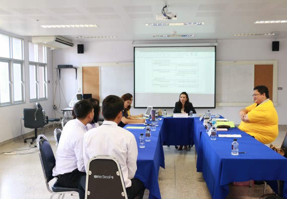 ภาพกิจกรรม หลักสูตรเคมี (ค.บ.) จัดตรวจประเมินคุณภาพภายในระดับหลักสูตรเคมี (ค.บ.) ประจำปีการศึกษา 2561