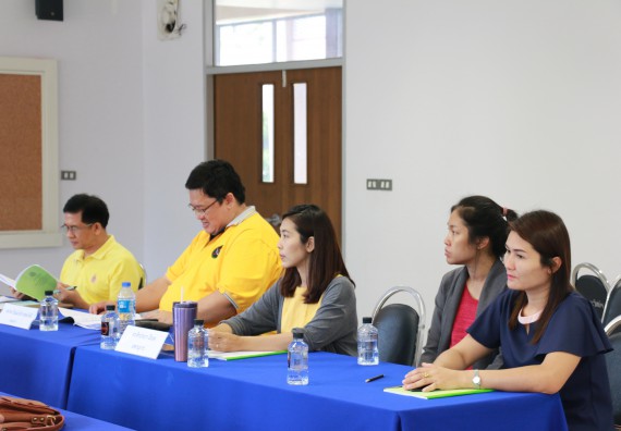 ภาพกิจกรรม หลักสูตรเคมี (ค.บ.) จัดตรวจประเมินคุณภาพภายในระดับหลักสูตรเคมี (ค.บ.) ประจำปีการศึกษา 2561