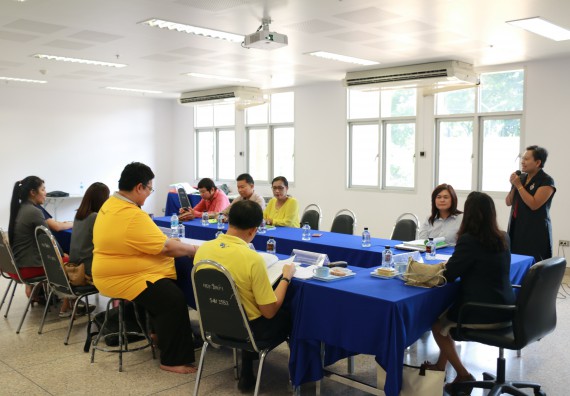 ภาพกิจกรรม หลักสูตรเคมี (ค.บ.) จัดตรวจประเมินคุณภาพภายในระดับหลักสูตรเคมี (ค.บ.) ประจำปีการศึกษา 2561